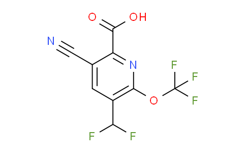 AM175416 | 1804739-54-5 | 3-Cyano-5-(difluoromethyl)-6-(trifluoromethoxy)pyridine-2-carboxylic acid
