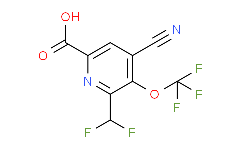 AM175419 | 1806720-97-7 | 4-Cyano-2-(difluoromethyl)-3-(trifluoromethoxy)pyridine-6-carboxylic acid