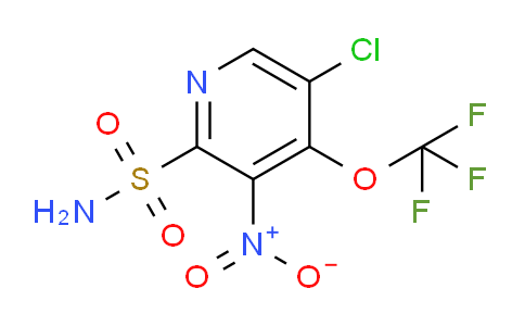 5-Chloro-3-nitro-4-(trifluoromethoxy)pyridine-2-sulfonamide