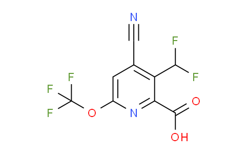 AM175429 | 1803678-45-6 | 4-Cyano-3-(difluoromethyl)-6-(trifluoromethoxy)pyridine-2-carboxylic acid
