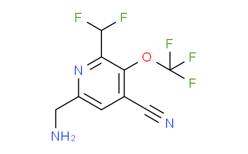 6-(Aminomethyl)-4-cyano-2-(difluoromethyl)-3-(trifluoromethoxy)pyridine