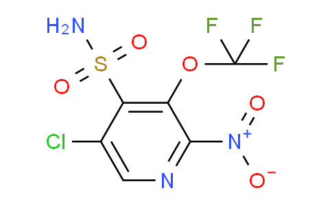 5-Chloro-2-nitro-3-(trifluoromethoxy)pyridine-4-sulfonamide