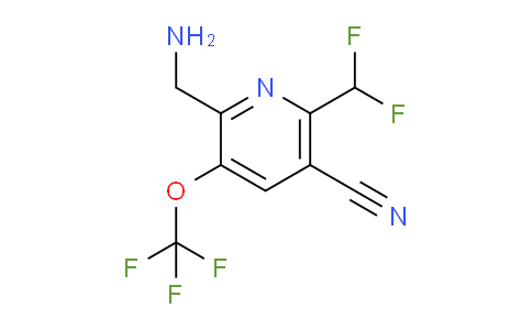 2-(Aminomethyl)-5-cyano-6-(difluoromethyl)-3-(trifluoromethoxy)pyridine