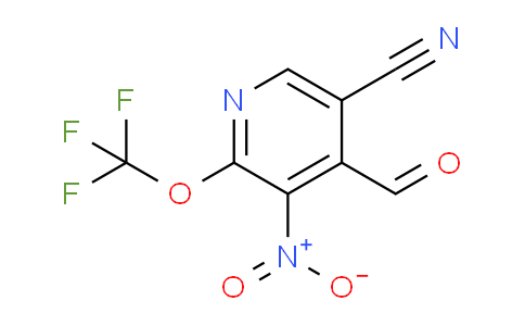5-Cyano-3-nitro-2-(trifluoromethoxy)pyridine-4-carboxaldehyde