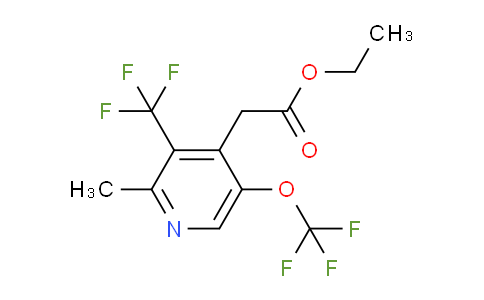 AM17544 | 1361757-20-1 | Ethyl 2-methyl-5-(trifluoromethoxy)-3-(trifluoromethyl)pyridine-4-acetate