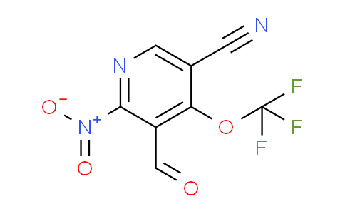 5-Cyano-2-nitro-4-(trifluoromethoxy)pyridine-3-carboxaldehyde
