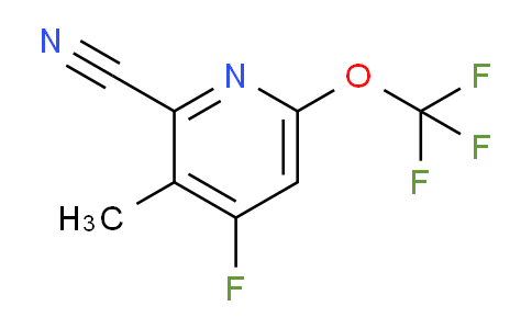 2-Cyano-4-fluoro-3-methyl-6-(trifluoromethoxy)pyridine