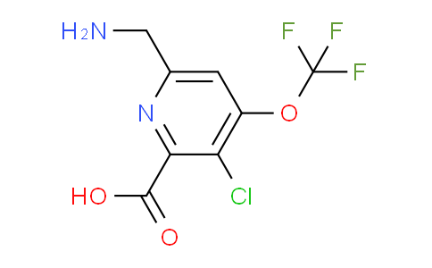 6-(Aminomethyl)-3-chloro-4-(trifluoromethoxy)pyridine-2-carboxylic acid