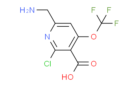 6-(Aminomethyl)-2-chloro-4-(trifluoromethoxy)pyridine-3-carboxylic acid