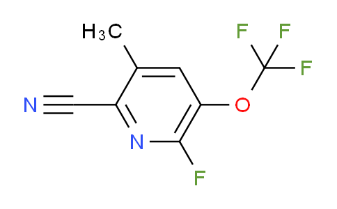 2-Cyano-6-fluoro-3-methyl-5-(trifluoromethoxy)pyridine