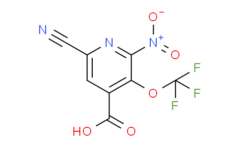 6-Cyano-2-nitro-3-(trifluoromethoxy)pyridine-4-carboxylic acid