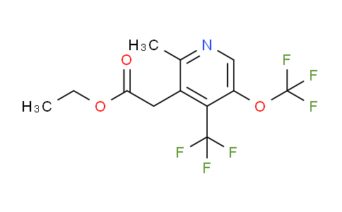 AM17546 | 1361836-71-6 | Ethyl 2-methyl-5-(trifluoromethoxy)-4-(trifluoromethyl)pyridine-3-acetate