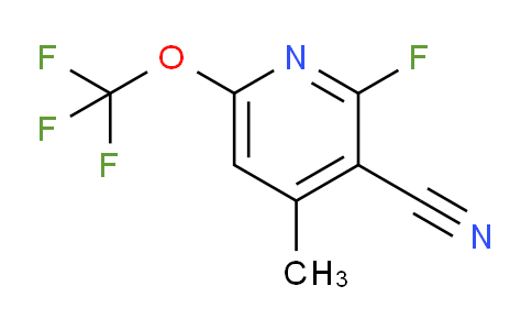 AM175460 | 1804469-51-9 | 3-Cyano-2-fluoro-4-methyl-6-(trifluoromethoxy)pyridine