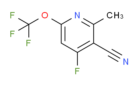 3-Cyano-4-fluoro-2-methyl-6-(trifluoromethoxy)pyridine