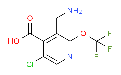3-(Aminomethyl)-5-chloro-2-(trifluoromethoxy)pyridine-4-carboxylic acid