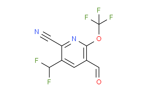 AM175482 | 1804325-77-6 | 2-Cyano-3-(difluoromethyl)-6-(trifluoromethoxy)pyridine-5-carboxaldehyde