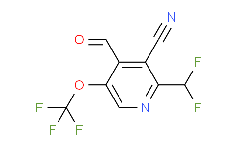 AM175496 | 1803677-12-4 | 3-Cyano-2-(difluoromethyl)-5-(trifluoromethoxy)pyridine-4-carboxaldehyde