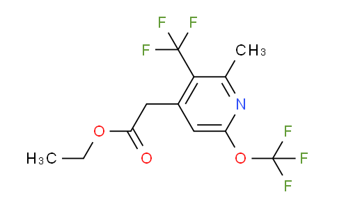 AM17550 | 1361797-28-5 | Ethyl 2-methyl-6-(trifluoromethoxy)-3-(trifluoromethyl)pyridine-4-acetate