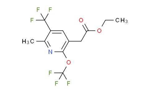 AM17551 | 1361714-23-9 | Ethyl 2-methyl-6-(trifluoromethoxy)-3-(trifluoromethyl)pyridine-5-acetate