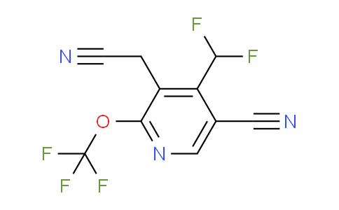 5-Cyano-4-(difluoromethyl)-2-(trifluoromethoxy)pyridine-3-acetonitrile