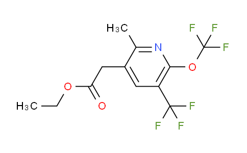 AM17554 | 1361920-59-3 | Ethyl 2-methyl-6-(trifluoromethoxy)-5-(trifluoromethyl)pyridine-3-acetate