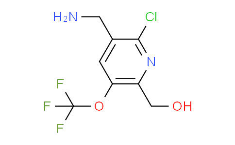 3-(Aminomethyl)-2-chloro-5-(trifluoromethoxy)pyridine-6-methanol