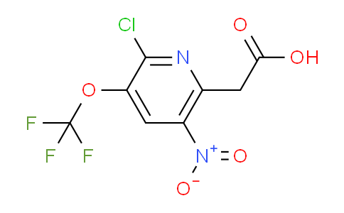 2-Chloro-5-nitro-3-(trifluoromethoxy)pyridine-6-acetic acid