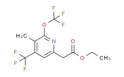 AM17557 | 1361774-64-2 | Ethyl 3-methyl-2-(trifluoromethoxy)-4-(trifluoromethyl)pyridine-6-acetate