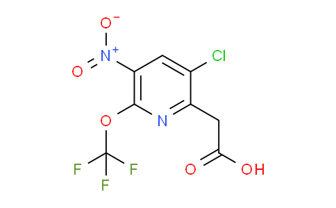 3-Chloro-5-nitro-6-(trifluoromethoxy)pyridine-2-acetic acid
