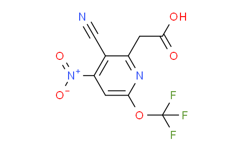 AM175585 | 1806243-34-4 | 3-Cyano-4-nitro-6-(trifluoromethoxy)pyridine-2-acetic acid