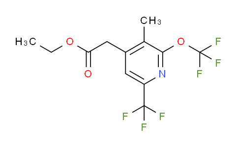 AM17560 | 1361714-28-4 | Ethyl 3-methyl-2-(trifluoromethoxy)-6-(trifluoromethyl)pyridine-4-acetate