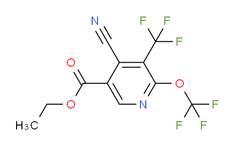 AM175601 | 1804323-68-9 | Ethyl 4-cyano-2-(trifluoromethoxy)-3-(trifluoromethyl)pyridine-5-carboxylate