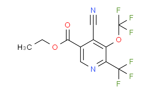 AM175604 | 1804314-32-6 | Ethyl 4-cyano-3-(trifluoromethoxy)-2-(trifluoromethyl)pyridine-5-carboxylate