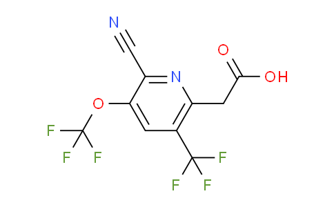 AM175611 | 1804790-83-7 | 2-Cyano-3-(trifluoromethoxy)-5-(trifluoromethyl)pyridine-6-acetic acid