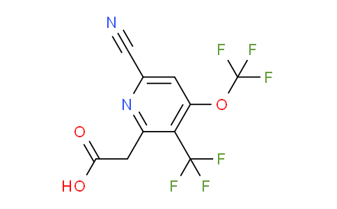 AM175616 | 1804298-31-4 | 6-Cyano-4-(trifluoromethoxy)-3-(trifluoromethyl)pyridine-2-acetic acid