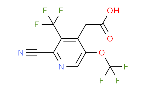 AM175618 | 1806074-73-6 | 2-Cyano-5-(trifluoromethoxy)-3-(trifluoromethyl)pyridine-4-acetic acid