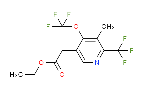 AM17562 | 1361776-04-6 | Ethyl 3-methyl-4-(trifluoromethoxy)-2-(trifluoromethyl)pyridine-5-acetate