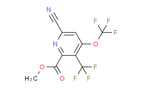 AM175630 | 1803666-80-9 | Methyl 6-cyano-4-(trifluoromethoxy)-3-(trifluoromethyl)pyridine-2-carboxylate