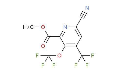 AM175634 | 1806077-44-0 | Methyl 6-cyano-3-(trifluoromethoxy)-4-(trifluoromethyl)pyridine-2-carboxylate