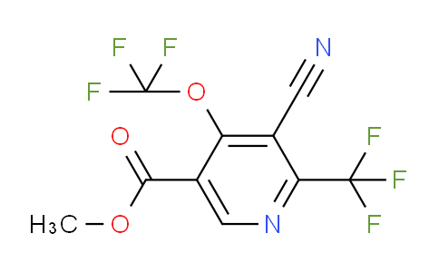 AM175635 | 1804297-64-0 | Methyl 3-cyano-4-(trifluoromethoxy)-2-(trifluoromethyl)pyridine-5-carboxylate