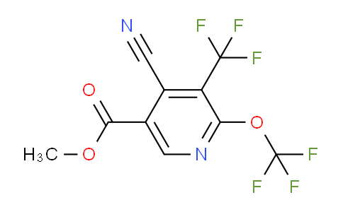 AM175642 | 1806253-86-0 | Methyl 4-cyano-2-(trifluoromethoxy)-3-(trifluoromethyl)pyridine-5-carboxylate