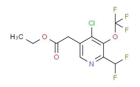 AM175652 | 1803965-23-2 | Ethyl 4-chloro-2-(difluoromethyl)-3-(trifluoromethoxy)pyridine-5-acetate