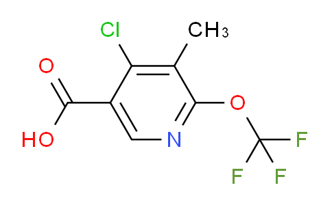 AM175659 | 1803615-66-8 | 4-Chloro-3-methyl-2-(trifluoromethoxy)pyridine-5-carboxylic acid