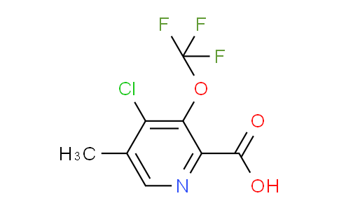 AM175661 | 1806215-15-5 | 4-Chloro-5-methyl-3-(trifluoromethoxy)pyridine-2-carboxylic acid