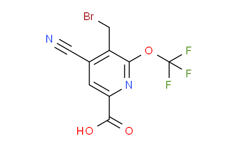 AM175664 | 1804811-95-7 | 3-(Bromomethyl)-4-cyano-2-(trifluoromethoxy)pyridine-6-carboxylic acid