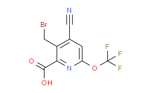 AM175667 | 1806113-08-5 | 3-(Bromomethyl)-4-cyano-6-(trifluoromethoxy)pyridine-2-carboxylic acid