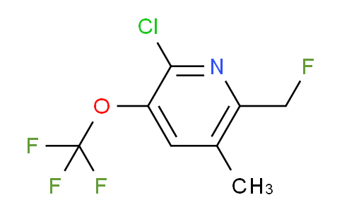 AM175680 | 1804597-58-7 | 2-Chloro-6-(fluoromethyl)-5-methyl-3-(trifluoromethoxy)pyridine