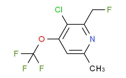 AM175690 | 1804558-87-9 | 3-Chloro-2-(fluoromethyl)-6-methyl-4-(trifluoromethoxy)pyridine