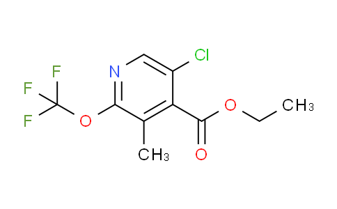 Ethyl 5-chloro-3-methyl-2-(trifluoromethoxy)pyridine-4-carboxylate