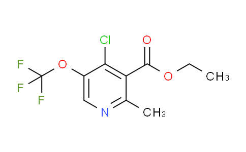Ethyl 4-chloro-2-methyl-5-(trifluoromethoxy)pyridine-3-carboxylate